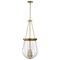 Nuvo Boliver 3-Light Pendant 14 in. Vintage Brass Clear Seeded Glass 60/7804 - alternate 3